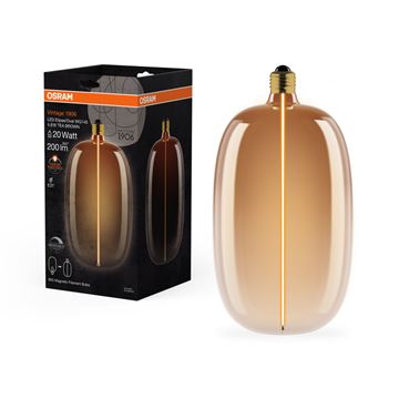 OSRAM Vintage 1906 Big Elipse Oval Magnetic DIM 4,8W=20W Tea Brown E27
